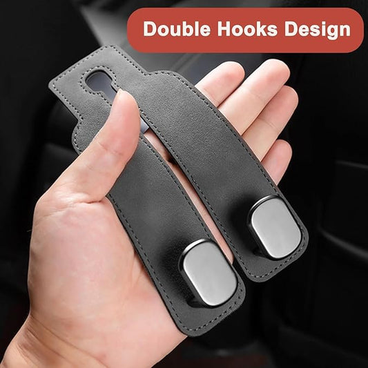 Double Car Seat Hooks | Car Seat Back Storage | Hooks for Purses and Bags