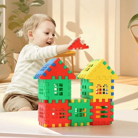 300 Pcs Building Blocks House Shape | Puzzle Toy for Kids