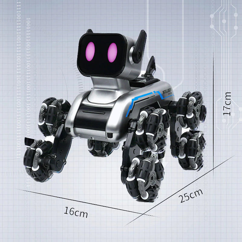 Stunt Dog Car Gesture Controlled Remote Toy with LED Lights