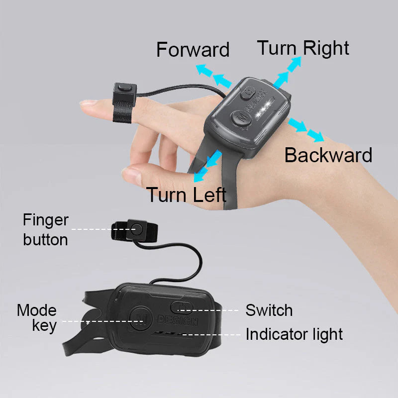 Stunt Dog Car Gesture Controlled Remote Toy with LED Lights