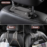 Double Car Seat Hooks | Car Seat Back Storage | Hooks for Purses and Bags