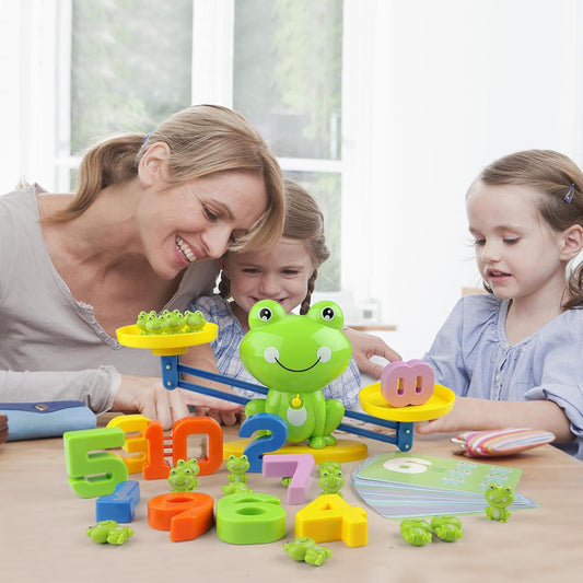 Frog Balance Scale Toy | Number Counting Blocks Games