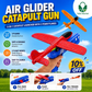 Airplane Launcher Toy Bubble Catapult Airplane Toy One Click Outside Flying Launcher