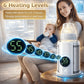 Portable Baby Feeder Warmer with LCD display | Rechargeable Bottle Warmer, Travel Friendly Milk Heater for Babies