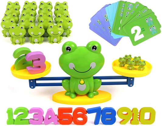 Frog Balance Scale Toy | Number Counting Blocks Games