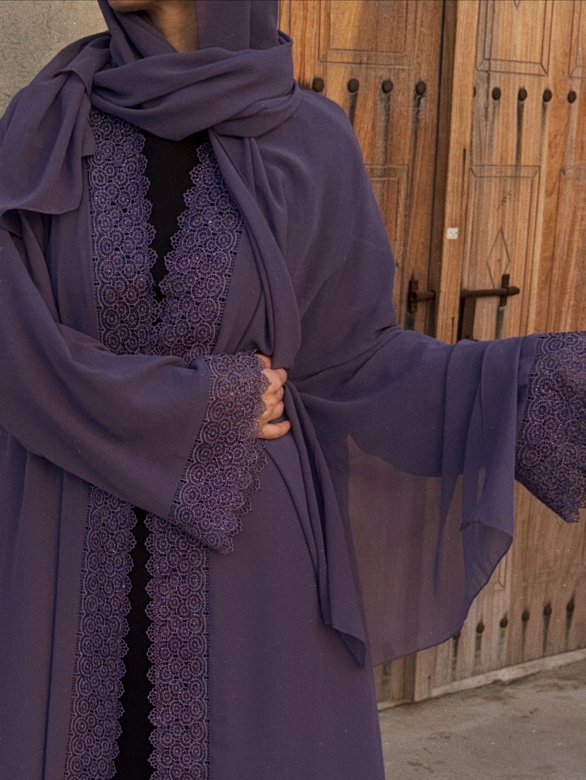 Abaya + Sheyla | Lavender Elegance