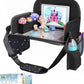Kids Car Travel Tray Table with Drawing Board, Tablet & Cup Holder