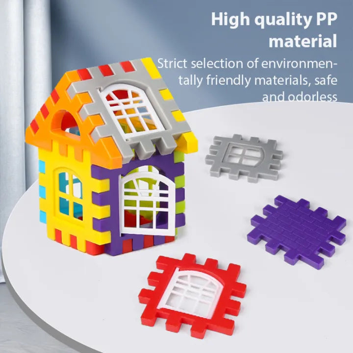 300 Pcs Building Blocks House Shape | Puzzle Toy for Kids