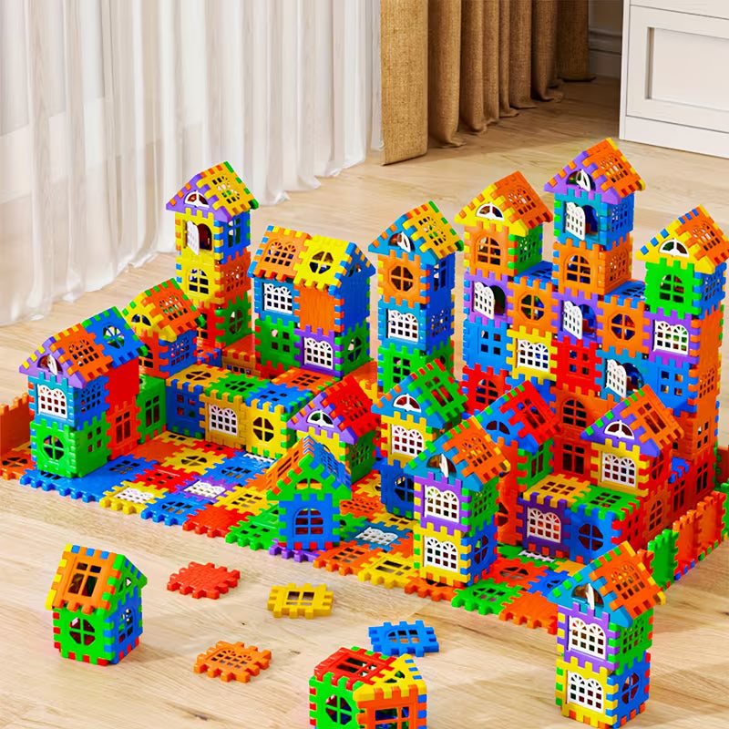 300 Pcs Building Blocks House Shape | Puzzle Toy for Kids