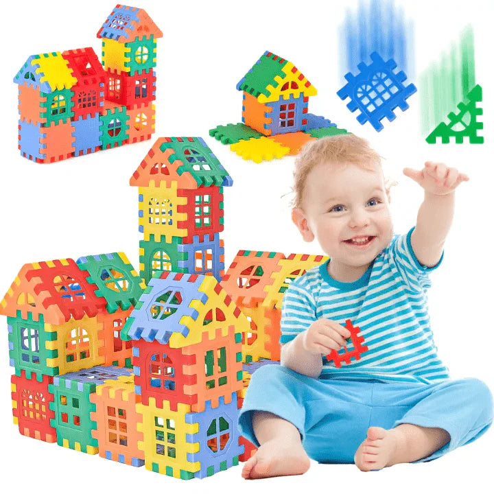 300 Pcs Building Blocks House Shape | Puzzle Toy for Kids