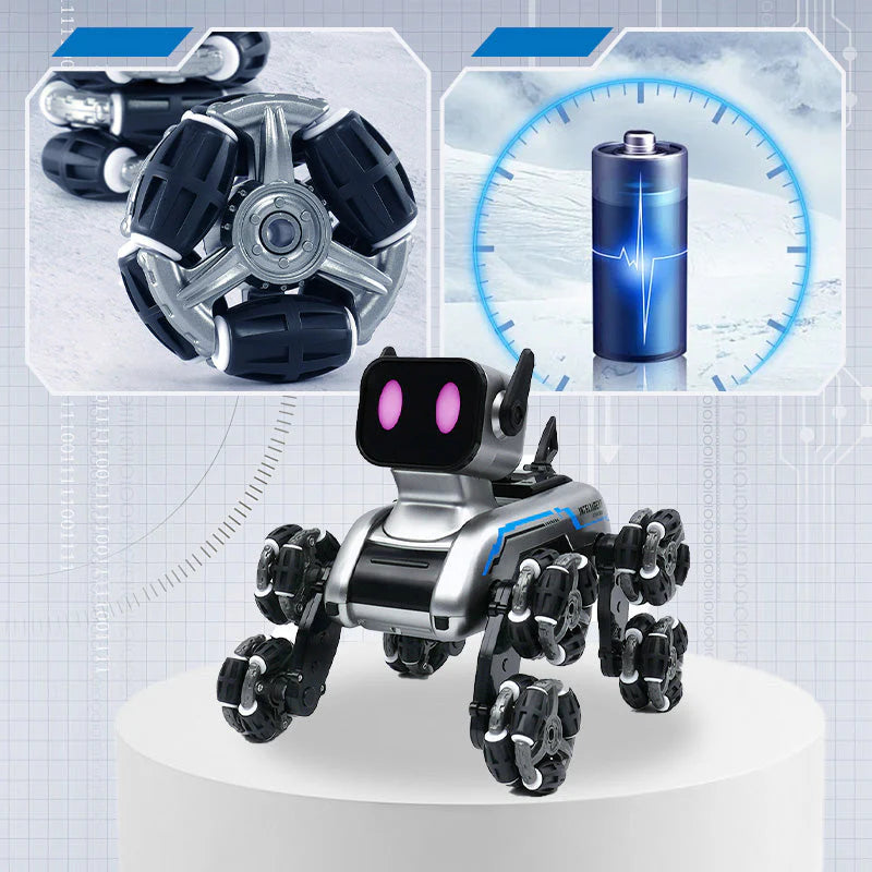 Stunt Dog Car Gesture Controlled Remote Toy with LED Lights