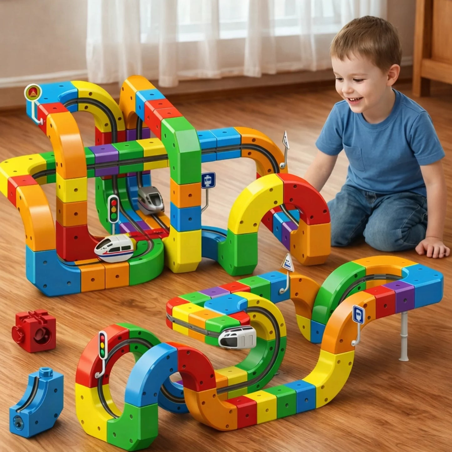Wonder rail the modular 3d train track for curious little builder